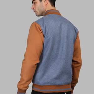 Chaqueta Varsity de alta calidad para hombre: elegante, suave e ideal para ropa informal y Estilo clásico - Product Image 3