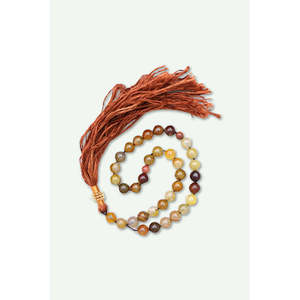 Sulemani aqeeq tasbih ลูกปัดกลมหลากสี33เม็ด - Product Image 1