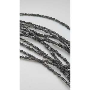 Perles de diamant noir naturel non taillées 100% naturelles, 2-3 mm, perles brutes en cristal brut pour la fabrication de bijoux - Product Image 6