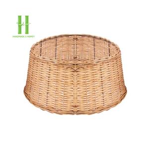 Falda de árbol de Navidad, decoración de ratán tejida a mano, Collar de árbol de Navidad, diseño OEM en Vietnam, Producto popular - Product Image 6