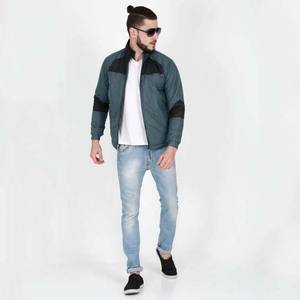 เสื้อกีฬาบอมเบอร์แจ็คเก็ตผ้าไนลอนโพลีเอสเตอร์ทรงสลิมฟิตน้ำหนักเบาสำหรับผู้ชายสำหรับฤดูใบไม้ผลิฤดูหนาว - Product Image 5