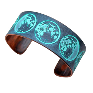 2025 Florida New Year <b>Copper</b> Purple oxidized <b>copper</b> <b>bangle</b> Turquoise Jewelry Design Bracelet <b>Copper</b> Jewelry for Women - Product Image 1