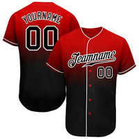 Polyester personnalisé pour hommes maille vierge chemises boutonnées décontractées séchage rapide sublimation sport d'équipe actif uniforme maillot de baseball