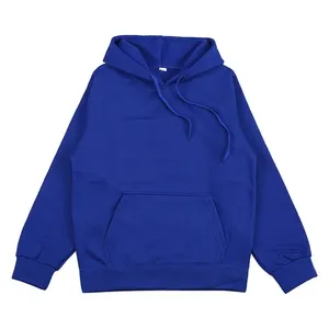 Sweat à capuche unisexe surdimensionné imperméable en molleton 100 % coton avec logo personnalisé pour homme, broderie 3D, imprimé Fashionpuff, teint uni - Product Image 2