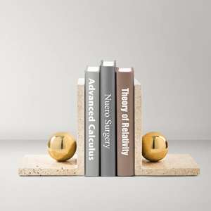 Sujetalibros Metálicos Elegantes para Decoración del Hogar, Soporte para Libros de Escritorio con Estilo, Producto de Comercio Electrónico de Tendencia al por Mayor - Product Image 6