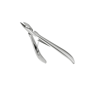<b>Plain</b> Handle Nail Cuticle Nipper Cuticle Cutters Dall Finish Metal Steel Double Spring Manicure Toe Nail Nippers - Product Image 1