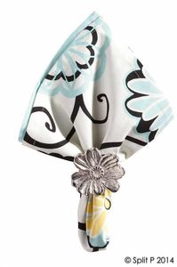 Anneaux de serviette dorés à thème unique Anneaux de serviette en métal Ronds de serviette Ensemble de 4 pour mariage, fête de mise en table - Product Image 4