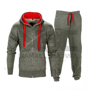 Ensemble de survêtement de sport pour homme, personnalisable, grande taille, léger, séchage rapide, respirant, en tissu polaire, avec logo personnalisé - Product Image 2