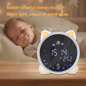 Nuevo reloj <span class=keywords><strong>de</strong></span> luz nocturna <span class=keywords><strong>de</strong></span> ruido blanco <span class=keywords><strong>de</strong></span> <span class=keywords><strong>5</strong></span> colores <span class=keywords><strong>de</strong></span> fábrica, alarma LED <span class=keywords><strong>para</strong></span> niños pequeños, bonito reloj <span class=keywords><strong>de</strong></span> entrenamiento <span class=keywords><strong>para</strong></span> <span class=keywords><strong>dormir</strong></span>, regalo <span class=keywords><strong>para</strong></span> niños y niñas, dormitorio - Product Image 4