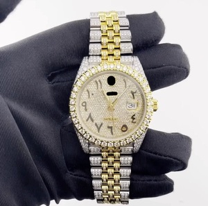 VVS Moissanite White Brilliant Diamond Luxury Hip Hop Collection Banda de acero inoxidable para hombres 41mm Sport Autometic Mechanical - Product Image 1