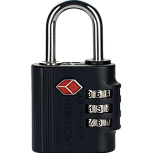 BURG-WCHTER Combination TSA 77 <b>Padlock</b> 30mm Lock Body Assorted Colors with 3 Number Dials-for Travel Kits - Product Image 3