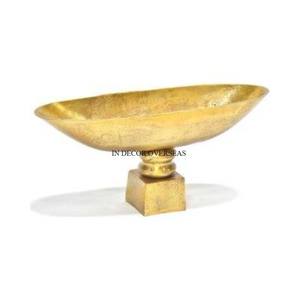 อลูมิเนียมตกแต่งกลางโต๊ะผลไม้ชุบทองเกรดสูงและรายการอาหารอื่นๆชามเสิร์ฟในราคาน่าประทับใจ - Product Image 1