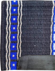 Western Show Horse Saddle Blanket Diseño de Nueva Zelanda Manta de sillín de lana hecha a mano Top Wool Saddle Pad Size - Product Image 2