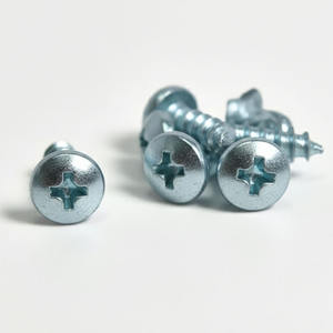 Vis autotaraudeuses à tête fraisée Phillips OEM/ODM, finition zinguée, DIN 7981 # 10-12x1/2 SS304/SS316 Construction Bon prix - Product Image 2