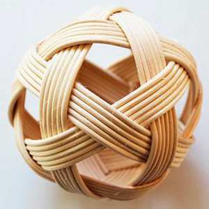 Boule de rotin faite à la main fête mariage Vase remplisseurs accessoires d'aromathérapie boule de rotin naturel boule de rotin de Noël écologique - Product Image 6