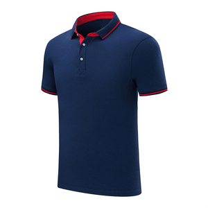 Nueva llegada hombres Polo camiseta diseño personalizado material transpirable casual patrón sólido manga corta verano bajo pedido mínimo - Product Image 1