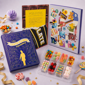 Boîte vide personnalisée pour <span class=keywords><strong>calendrier</strong></span> <span class=keywords><strong>de</strong></span> l'Avent au chocolat avec plateau alimentaire, emballage <span class=keywords><strong>de</strong></span> truffes pour compte à rebours <span class=keywords><strong>de</strong></span> 24 jours, qualité alimentaire, directement du fabricant - Product Image 4