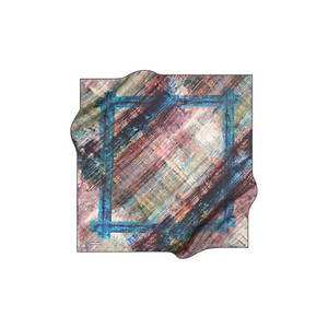 Écharpe-foulard et cache-cou en twill de polyester coloré Pierre Cardin 90x90 - Product Image 1