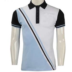 Polo de golf d'été décontracté pour hommes nouveau design à manches courtes revers vêtements d'affaires personnalisés mode mince grande taille respirant - Product Image 1