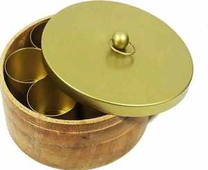 Boîte à épices en plastique de haute qualité, design martelé, couvercle écologique, compatible lave-vaisselle et four, sept compartiments, anti-fuite - Product Image 4