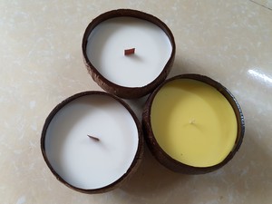 Hot Selling High Quality Coconut Bowl Set Pattern Home <b>Lighting</b> Candle Decoration Competitive Price Commercial Food Industry - Product Image 6