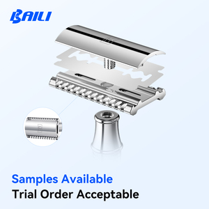 Chống trầy xước ướt Cạo râu an toàn lá chắn lưỡi đầu đôi cạnh an toàn dao cạo - Product Image 5