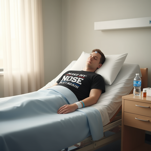 Camiseta de Recuperación Postoperatoria de Nariz - "Haz que mi nariz vuelva a ser genial" - para Artículos Promocionales - Product Image 3
