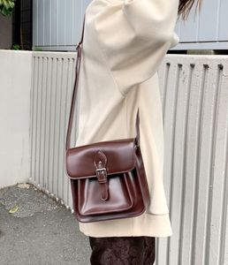 Bolso bandolera de piel sintética Vintage para mujer - Product Image 1