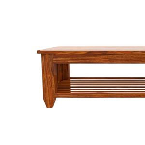 Mesa de centro de madera moderna de grado superior con juego de diseño personalizado pulido natural para uso en la sala de estar disponible para la venta - Product Image 2