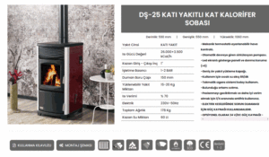 Mon-25 KATI YAKITLI KAT <span class=keywords><strong>KALOR</strong></span>İFER SOBASI stufe per la casa - Product Image 1