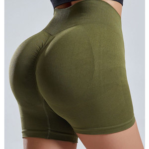 Pantalones cortos de yoga para mujer OEM disponibles, sostenibles, ligeros, transpirables y elegantes, recién llegados, pantalones cortos de yoga para mujer con estilo perfecto - Product Image 4