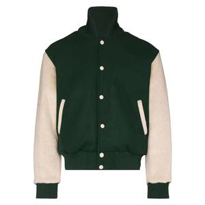 Nouvelle veste universitaire d'hiver pour homme avec logo personnalisé sur le devant, col montant, écologique, respirante, séchage rapide, toile légère - Product Image 1