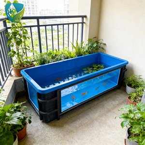Grand aquarium en fibre de verre avec fenêtre en verre trempé pour les zoos, les parcs et les sites d'éducation <span class=keywords><strong>aquatique</strong></span> - Product Image 2