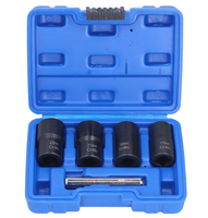 Outils d'atelier professionnel 5PC TWIST SOCKET SET Outils de réparation de voiture utilisés pour la mécanique