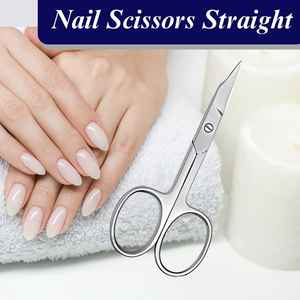 กรรไกรสแตนเลสแบบตรงด้ามจับใบมีดตัดหนังกำพร้าสีตัดกัน - Product Image 4