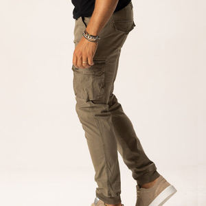 Pantalones de Invierno de Algodón 100% para Hombre, Pantalones Cargo con Múltiples Bolsillos, Pantalones Largos, Pantalones Deportivos, Pantalones Cargo de Lona, Joggers para Hombre - Product Image 4