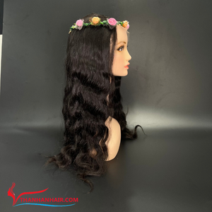 Perruque de cheveux vietnamiens bruts HD dentelle à cuticules alignées perruques de cheveux humains cheveux avant de lacet perruques de gros pour femme noire - Product Image 4