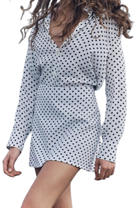 Camisa de Mujer con Estampado de Lunares, Elegante y de Alta Demanda, con Diseño Clásico y Ajuste Cómodo para Uso Diario, a Precios de Mayoreo - Product Image 6