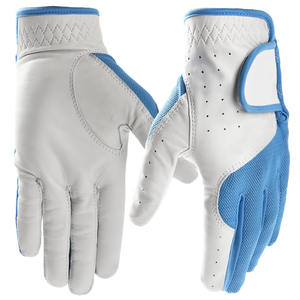 Gants de golf en peau de mouton respirants, coupe décontractée, faciles à porter en extérieur, impression personnalisée du logo et de la taille, port régulier, les mieux notés - Product Image 1