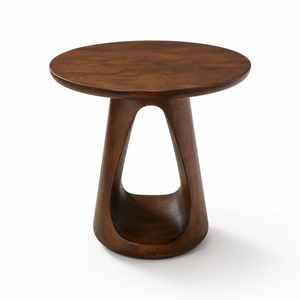 Organic Handmade <b>Nesting</b> <b>Coffee</b> <b>Table</b> <b>Set</b> 3 Solid Walnut | Rotating Threaded Tabletops | Modern Accent Living Room Furniture - Product Image 4