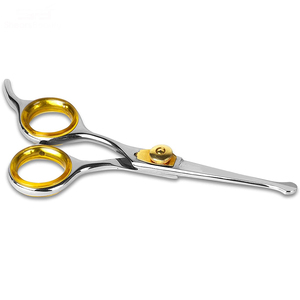 Ciseaux de toilettage pour chiens de qualité supérieure (ciseaux de coupe de cheveux à poignée antirouille en acier inoxydable avec pointe de sécurité Style classique Couleur personnalisée) - Product Image 2