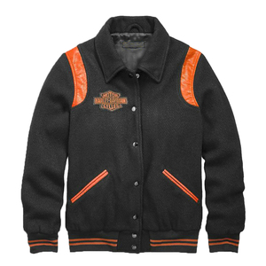 Veste universitaire unisexe en tissu premium, corps en laine, broderie personnalisée, streetwear, bomber, vêtements en gros OEM, imperméable - Product Image 2