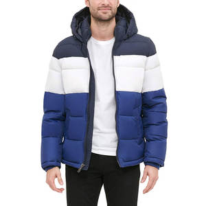 Chaquetas Acolchadas Impermeables con Capucha y Bordado de Última Moda, 100% Poliéster, Colores Combinados, Relleno de Felpa, Personaliza con tu Logotipo - Product Image 5