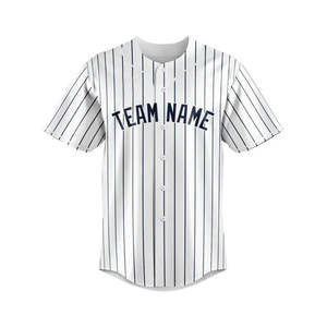Maillot de baseball et de softball pour hommes en polyester 100% à col en V, antibactérien, personnalisable par sublimation, boutonné, confortable, en solde 2025 - Product Image 3