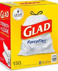 Bolsas de Basura Glad ForceFlex MaxStrength de 13 Galones, con Cordón, para Cocina, Aroma Flor de Cerezo, 40 Bolsas - Product Image 5