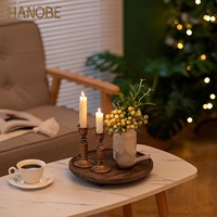 Présentoir multifonctionnel rustique en bois fait main, coulissant, pour décorations de Noël et de Pâques – Nouveauté très prisée