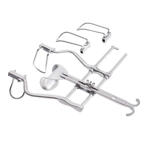 Precio al por mayor Balfour grado médico de acero inoxidable Abdominal auto reentrenamiento Retractor conjunto de instrumentos Manual - Product Image 1