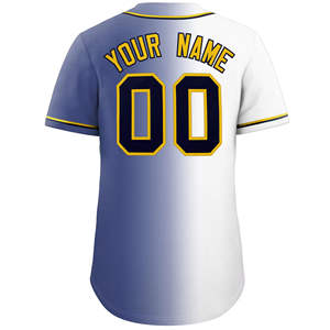 Vente en gros de maillots de baseball et de softball pour hommes grande taille, respirants, à sublimation, à deux boutons, personnalisés, imprimés - Product Image 6