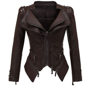 Chaqueta de Cuero para Mujer de Alta Calidad |   Chaqueta de Cuero Genuino Elegante y Duradera para Mujeres Adultas - Product Image 1