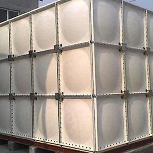 Réservoir d'eau en panneaux de fibre de verre FRP SMC GRP de haute qualité, grand réservoir d'eau rectangulaire carré en GRP, réservoir de stockage d'eau sectionnel en GRP - Product Image 2
